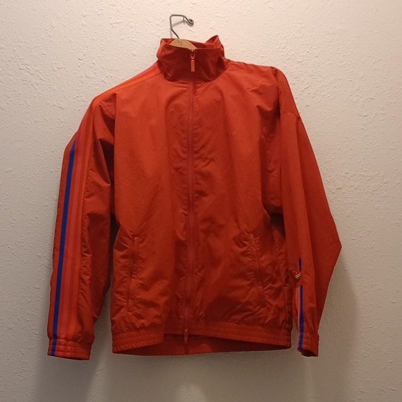 adidas Jackets & Blazers - Adidas Red and Blue Trefoil Jacket